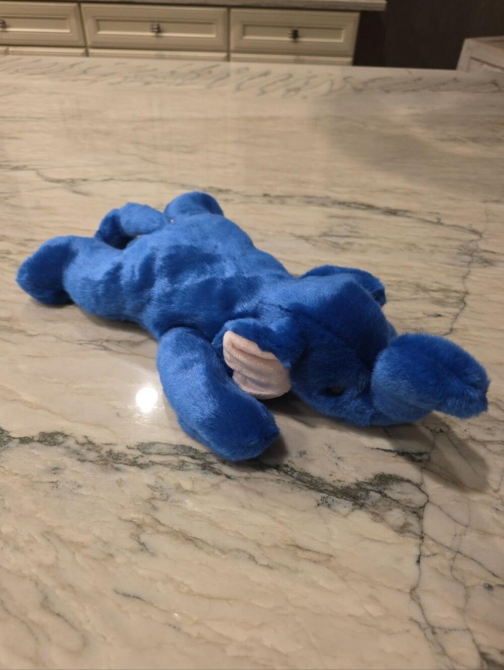 Ty Peanut Beanie Baby Buddy, Royal Blue 16" 1998 Style #09300